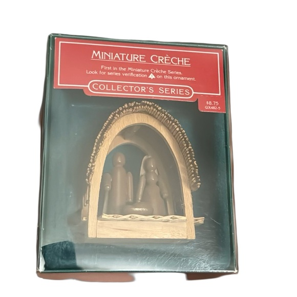 1985 Hallmark Miniature‎ Creche #1 Ornament - Retired Collectible - Picture 1 of 3